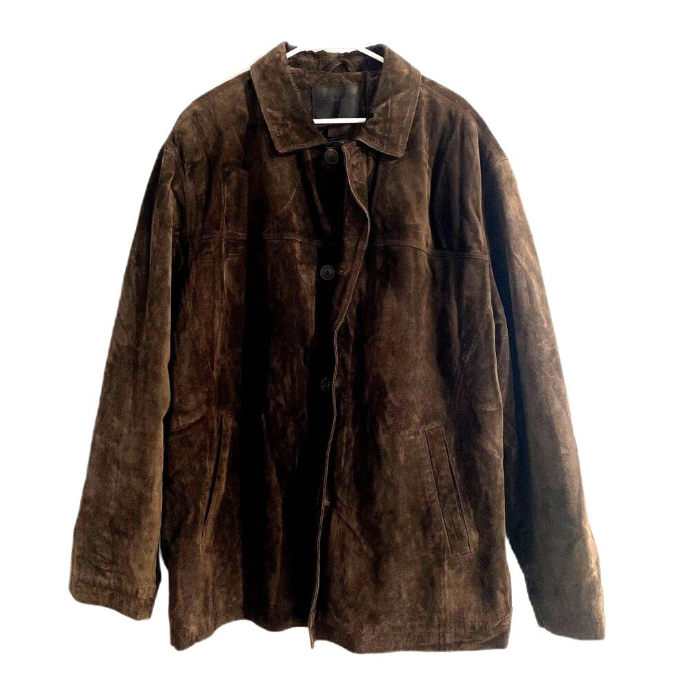 Saddlebred Leather Jacket Chocolate Brown Heavyweight XL Yellowstone Western